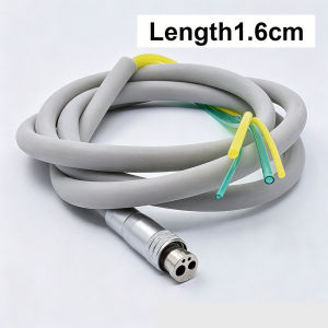 PIORPOY2/4HolesDental Silicone High and Low Speed Turbine Handpiece Tubing Hose Cable Connector Dentistry Laboratory Accessories