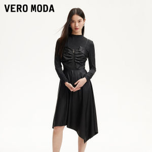 Vero Moda | Đầm Dây Phối Lớp Xếp Li Mới Thu