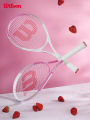 Wilson Tennis Racket เริ่มต้นเล็กน้ำหนักเบา ดูดซับแรงกระแทก ขนาดใหญ่ สำหรับนักเรียนหญิง นักเรียนวิทยาลัย กล้วยไม้ มะนาว สตรอเบอร์รี่. 