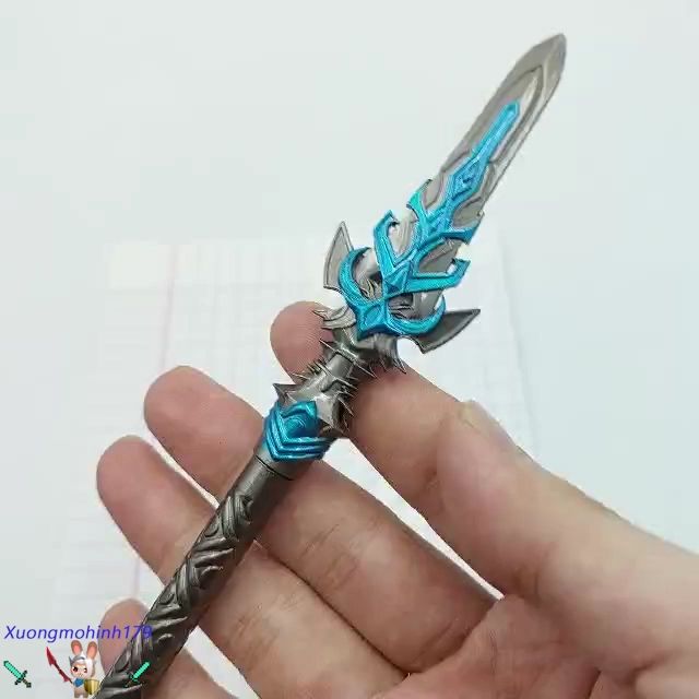 Mô hình bút bi Đấu La Đại Lục - Lam Ngân Bá Vương Thương BB 1