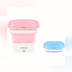 Mini Portable Washing Machine Foldable Basket Laundry Tub for Baby Clothes Underwear Sock / Mesin Basuh Mudah Lipat