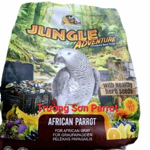 Hạt trộn cao cấp cho vẹt xám Châu Phi và các vẹt cùng size JUNGLE ADVENTURE PREMIUM nk Thái Lan