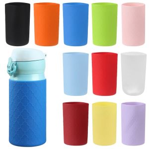 OWTWO Silicone Bottle Protective Anti-Slip Bottom Sleeve Water Bottle Cover Boot for Bottle