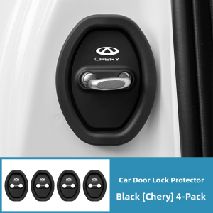 MONLEYTA | Silicone Car Door Lock Protector Pad Shock Absorbing Anti-Collision Sticker