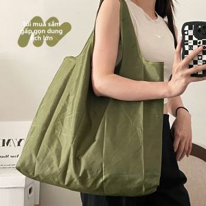 OUFENGHUADU | Túi Mua Sắm Chống Thấm Nước Đựng Nhiều Có Thể Gấp Gọn Thân Thiện Với Môi Trường