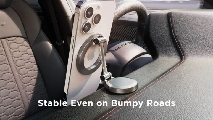 LISEN for MagSafe Car Mount, [20 Strong Magnets] Magnetic Phone Holder for  Car, Hands Free iPhone Car Holder Mount Dash Phone Mount for Car Fit for