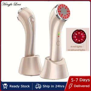 Hengfa Lina Red Light Therapy For Face Skin Tightening Machine For Anti Aging Wrinkle Removal Face Lift LED Light Therapy Facial Massager