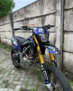 DECAL STIKER FULLBODY KLX BF150 WARNA BIRU FULL CRUM PREMIUM BEBAS CUSTOM