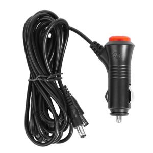 3M 12V 24V Car Cigarette Lighter Power Plug 55x21mm Adapter with Switch Cable for Automotive DIY Power Supply Charging Cord