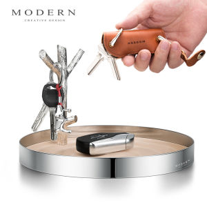 MODERN DELICATE LIFEL | Creative Storage Box for Entrance Shoe Cabinet and Jewelry Stainless Steel Tray