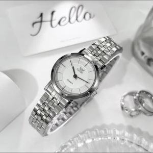OPK Jam Tangan Wanita Anti Air Original 100% Stainless Steel Terbaru 2024 Fashion Mewah Luxury Analog Quartz Jam Tangan Cewek Aesthetic