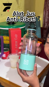 Mini Capsule Blender Juicer Vitamer Jus Buah Sayur Bingo 500mL Charge Portable Ringan