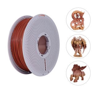 Bambu Lab PLA-F Filament 1KG Spool | Realistic Woodgrain Gradient 3D Printing Material(Wood grain gradient 1KG)