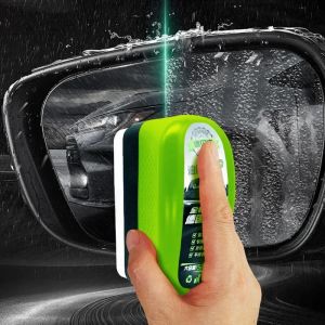 Car Glass Oil Film Remover Automotive Glass Sponge Cleaning Brush Front Inner Windshield Glass Oil Film Cleaner For Car Cleaning
