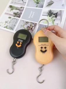 Cân Treo Kỹ Thuật Số 50Kg 10g Độ Chính Xác Cao Màn Hình LCD Có Đèn Nền Cho Nhà Bếp Câu Cá Hành Lý Du Lịch Cân Điện Tử Bỏ Túi Nhỏ Gọn