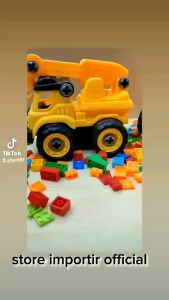 Mainan Anak DIY Truck Berbagai Macam Konstruksi Bongkar Pasang | Mainan Anak DIY Edukasi Free Obeng Terbaru Murah | Mainan Anak Bongkar Pasang Trucks Construction Do It Yourself Murah Edukasi Untuk Anak Cowok