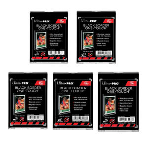 Ultra PRO ONE‑Touch Magnetic Card Holder 35pt Black Border with UV Protection