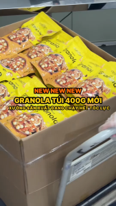 COMBO 2 Granola 400g - Hạt ngũ cốc dinh dưỡng ăn kiêng giảm cân tự nhiên Olaben Nutrition