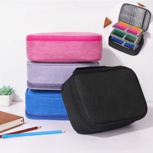 72สีกันน้ำแบบพกพากรณีดินสอสีดินสอถุงเก็บโรงเรียนศิลปะสีน้ำวาดปากกาวัสดุการจัดเก็บเครื่องมือ