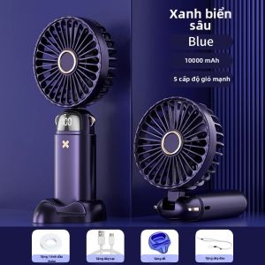 Quạt Cầm Tay USB Sạc Di Động Cổ Treo Nhỏ Gọn Dùng Cho Văn Phòng Quạt Điện Nhỏ Cầm Tay Sạc Cho Máy Tính Để Bàn Ký Túc Xá Học Sinh
