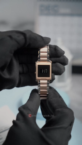 Jam Tangan Wanita Alexandre Christie Digi AC 9499 LHBTRBA Rose Gold Dial Dual Tone Stainless Steel Strap