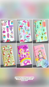 Flamingo Unicorns Succulent Notebook: A Compact Size Diary for Your Daily Life