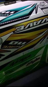 Stiker Striping Aerox Conected - New Grafis Variasi 03