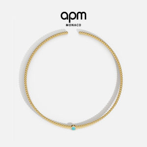 Gold and Turquoise Stone Necklace