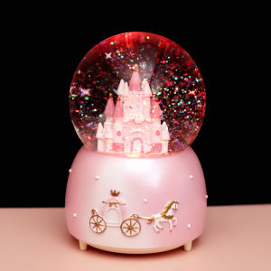 GUANGMANZHI | Dreamy Princess Castle Music Box Crystal Ball