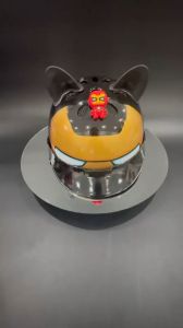 Mũ bảo hiểm cho bé hình siêu nhân IRONMAN gắn sticker 3D chính hãng công ty Long Thanh đạt chuẩn an toàn giao thông