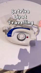 Setrika Uap Lipat Portable: 2-in-1 Setrika & Steamer