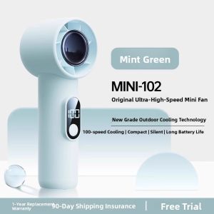 Mini Turbo Handheld Fan USB Portable Outdoor Air Conditioner Small Size Long Battery Life Student Friendly Compact Design