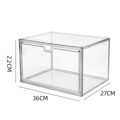 Transparent Display Storage Box for Figurines Dolls Toys Dustproof Blind Box Organizer Bubble Mat Toy Storage Rack Display Case