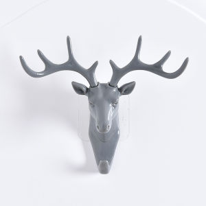 Creative American Style Deer Head Wall Mount Key Hanger