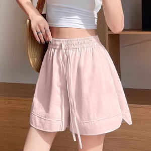 XIANYIJIAO | Summer Lightweight High-waisted Loose Casual Large Size Ice Silk Quick-dry Shorts