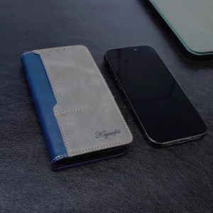 Business Wallet Case For Samsung Galaxy S26 Ultra S25 FE Galaxy S26 S24 S23 S22 S21 S25 Edge S26 Plus Magnet Buckle Leather Case