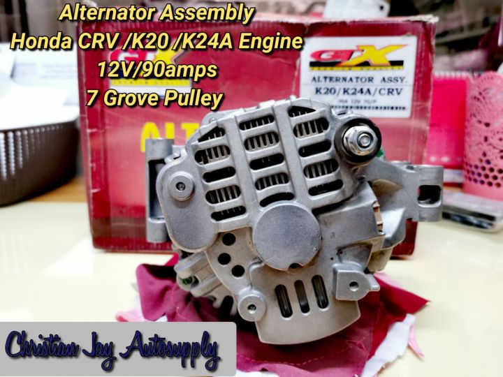 Gtx Alternator Assembly Honda CRV 20032006 K20A/K24A 12V/90A 7 Grove