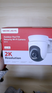 Smartifact by Mercusys MC510 2K 3MP Outdoor 360 Degrees Pan and Tilt WiFi IP Security Cctv Sale Camera Connect to Cellphone with Mic and Speaker