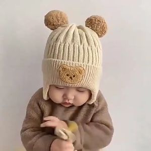 Kissdora Baby Hat Boy Turban For Baby Baby Crochet Hat Boy Girls 0-3 Months Baby Baby Wool Cap