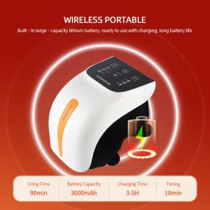 【Local Seller】Welike Electric Knee Joint Massager LCD DisplayTouch Control Automatic Vibration Quick Heating Physiotherapy Pain Relief Rehabilitation