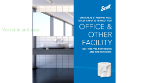 SCOTT 2-Ply Small Roll Tissue (Unwrapped - 160s) 03131 - 12 Bags