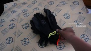 Gunter Sarung Tangan Safety Mekanik PU Hitam