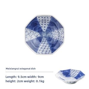 Japan Import Saucer Ceramic Condiment Saucer Japanese For Home Soy Sauce Dish Vinegar Dish Seasoning Dish Saucer Dish Sauce Dish