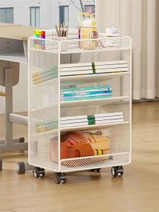 evesigar | Mobile Book Storage Rack Multi-level