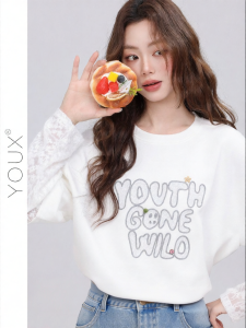 YOUXIANG | Áo Chống Nắng Voan Giả Hai Mảnh