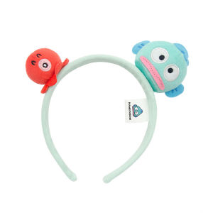Sanrio Hangyodon Headband Cartoon Face Washing Headband Plush Hair Compression Kuromi Makeup Cute Hair Headband Gift For Girls