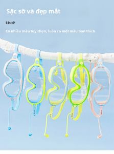 Kính Bơi Trẻ Em Cho Bé Trai & Bé Gái 3-15 Tuổi Khung Lớn Tầm Nhìn HD Chống Mờ Không Rò Rỉ Thoải Mái Chất Liệu Silicon Nhiều Màu Sắc