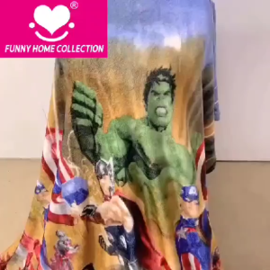 Avengers Hulk Fleece Velvet Blanket 145cm x 195cm