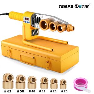 Máy Hàn Ống Nhựa 800/1000W 220V Máy Hàn Nhựa Cho Ống Nước Gia Đình PB/PP/PE/PPR Dụng Cụ Hàn Nối Ống Thiết Bị Hàn Nối Đầu Bằng Nhiệt