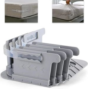 2/4pcs Lock Bed Sheet Holders for Corners Bed Sheet Holder Straps Bedsheet Corner Tightener Clips Mattress Grippers Brackets